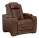 Backtrack - Chocolate - Pwr Recliner/Adj Headrest - Simple Home Plus