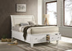 Selena - Sleigh Bed with Footboard Storage - Simple Home Plus