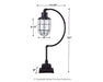 Jae - Antique Black - Metal Desk Lamp - Simple Home Plus