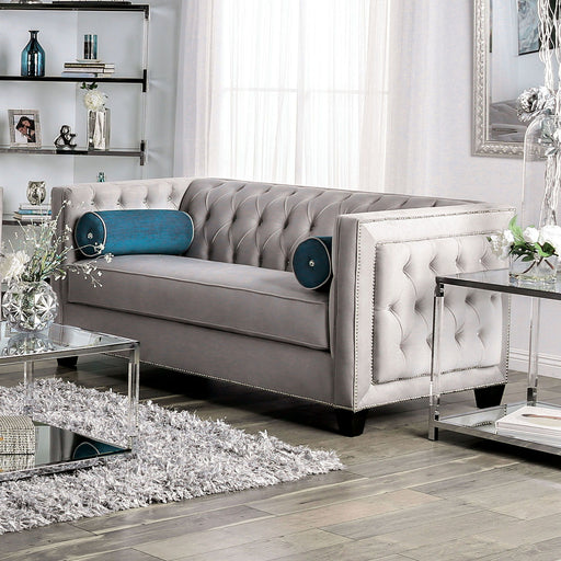 Silvan - Loveseat - Gray - Simple Home Plus