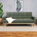 Kourtney - Upholstered Track Arms Covertible Sofa Bed - Simple Home Plus