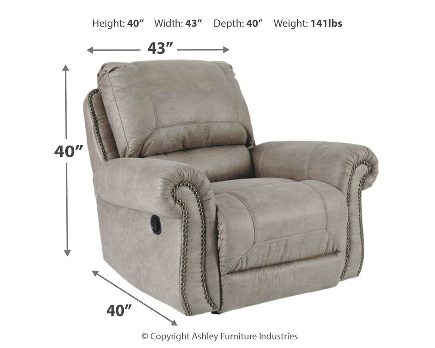 Olsberg - Steel - Rocker Recliner - Simple Home Plus