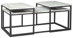 Donnesta - Gray / Black - Occasional Table Set (Set of 3) - Simple Home Plus