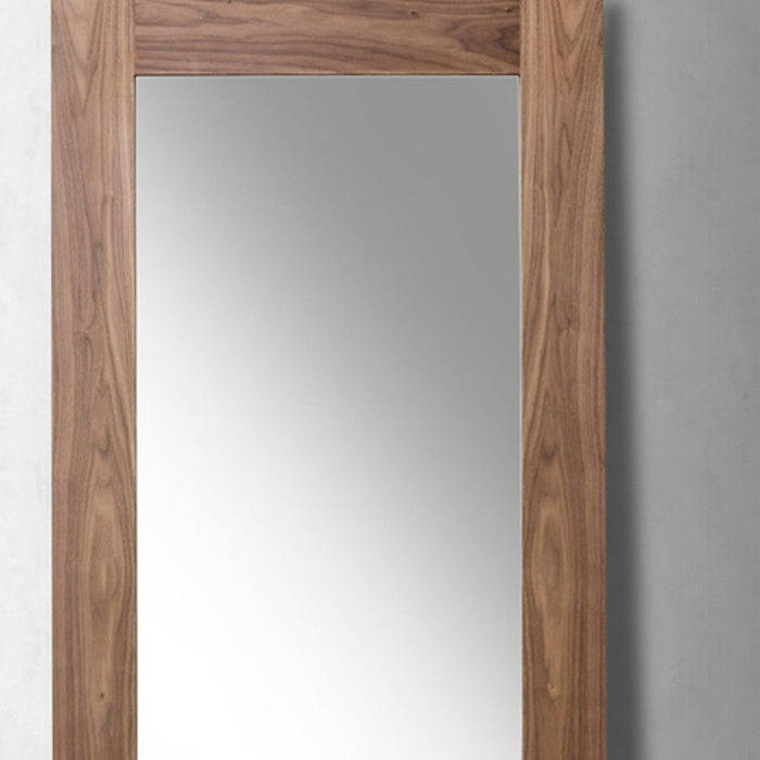 79" Veneer And Glass Mirror - Walnut