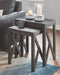 Emerdale - Gray - Accent Table Set (Set of 2) - Simple Home Plus