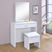 Harvey - 2-piece Vanity Set with Lift-Top Stool - Simple Home Plus