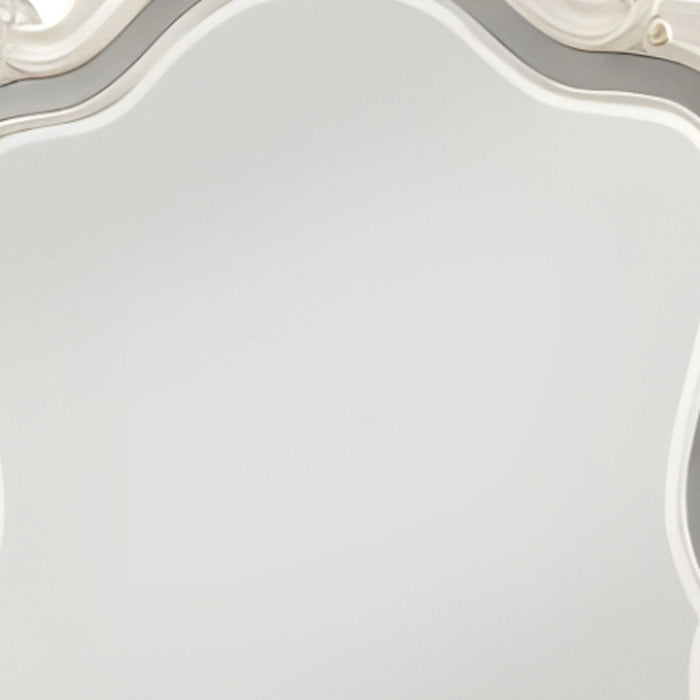 45" Pearl Arch Dresser Mirror - White