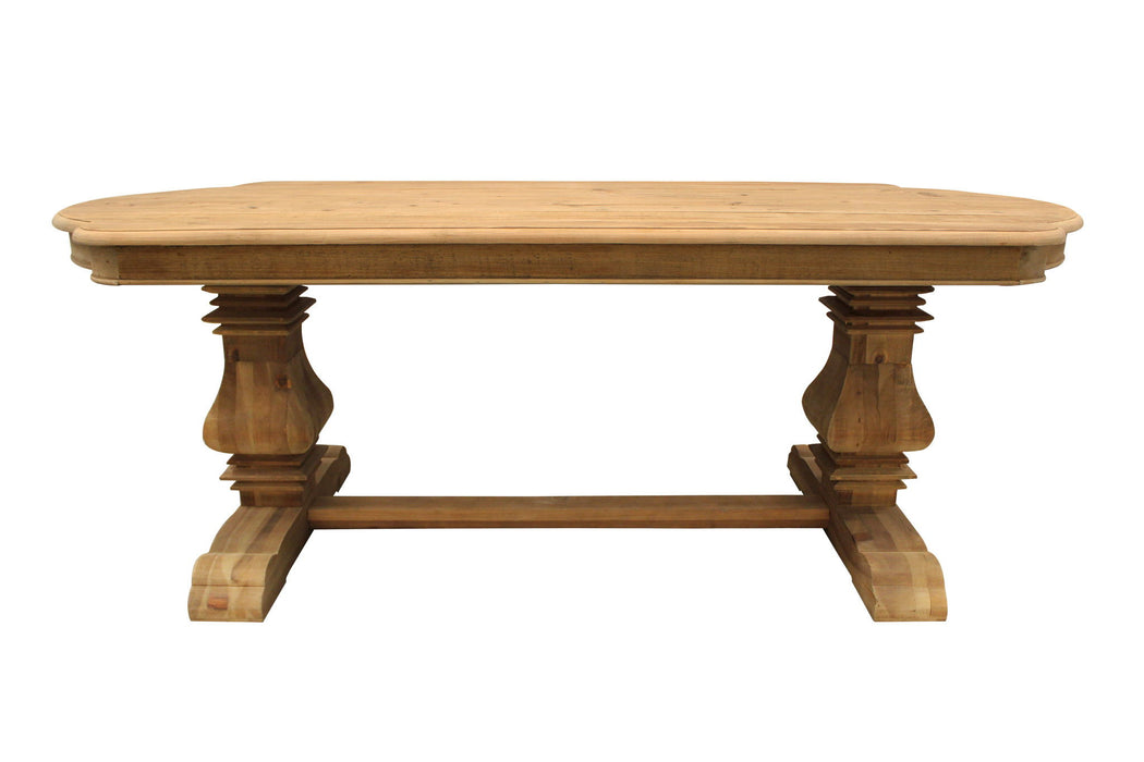 Rectangular Solid Wood Dining Table - Natural