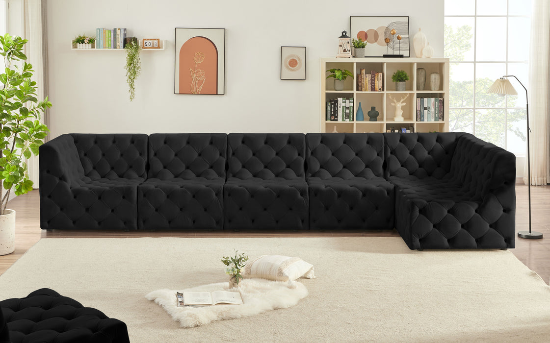 Tuft - Modular Sectional 6 Piece - Black