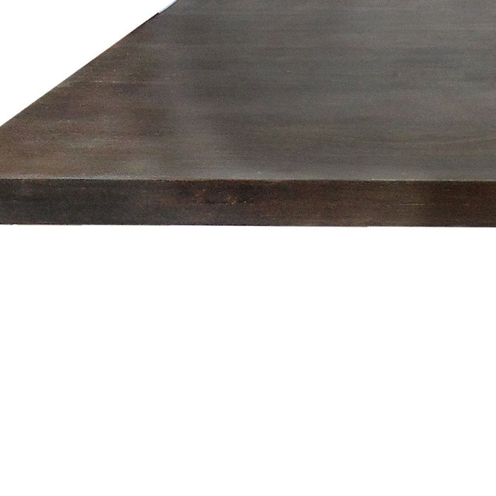 Solid Wood Dining Table - Brown