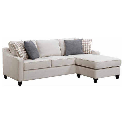 Mcloughlin - Upholstered Sectional - Platinum - Simple Home Plus