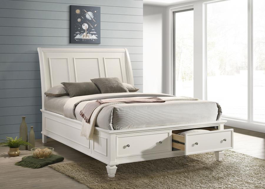 Sandy Beach - Storage Sleigh Bed - Simple Home Plus