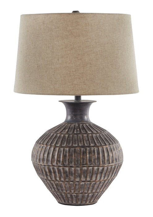 Magan - Antique Bronze Finish - Metal Table Lamp - Simple Home Plus