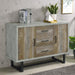 Abelardo - 3-Drawer Accent Cabinet - Weathered Oak And Cement - Simple Home Plus