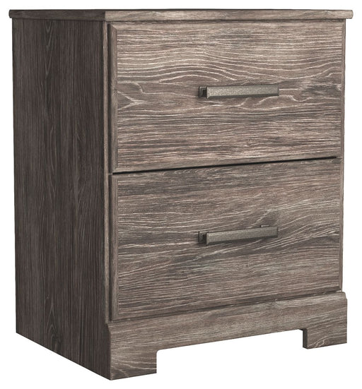 Ralinksi - Gray - Two Drawer Night Stand - Simple Home Plus