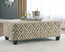 Dovemont - Putty - Oversized Accent Ottoman - Simple Home Plus