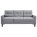 Bowen - Upholstered Track Arms Tufted Sofa - Simple Home Plus