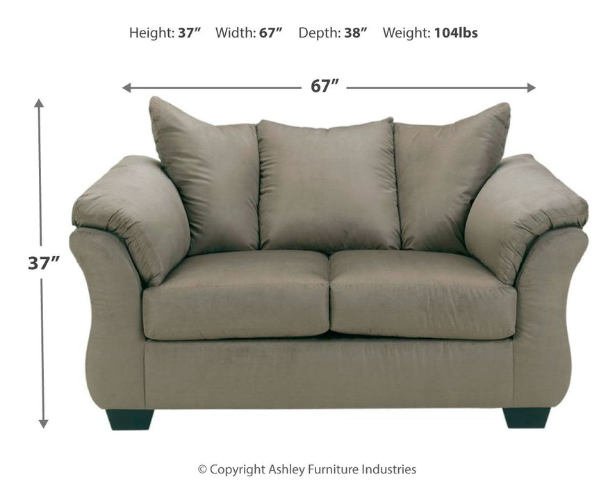 Darcy - Stationary Loveseat - Simple Home Plus