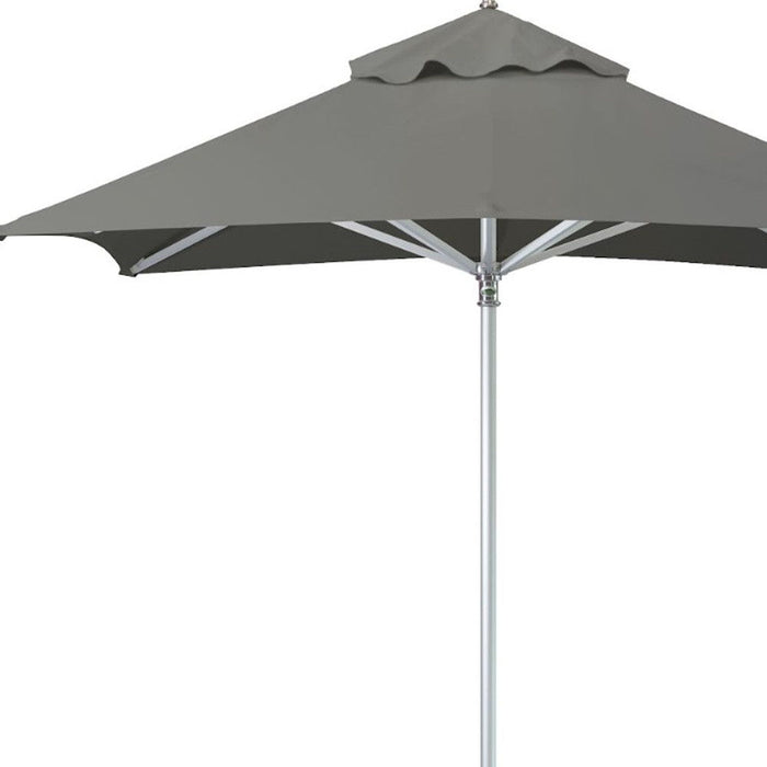 Polyester Square Market Patio Umbrella - Charcoal