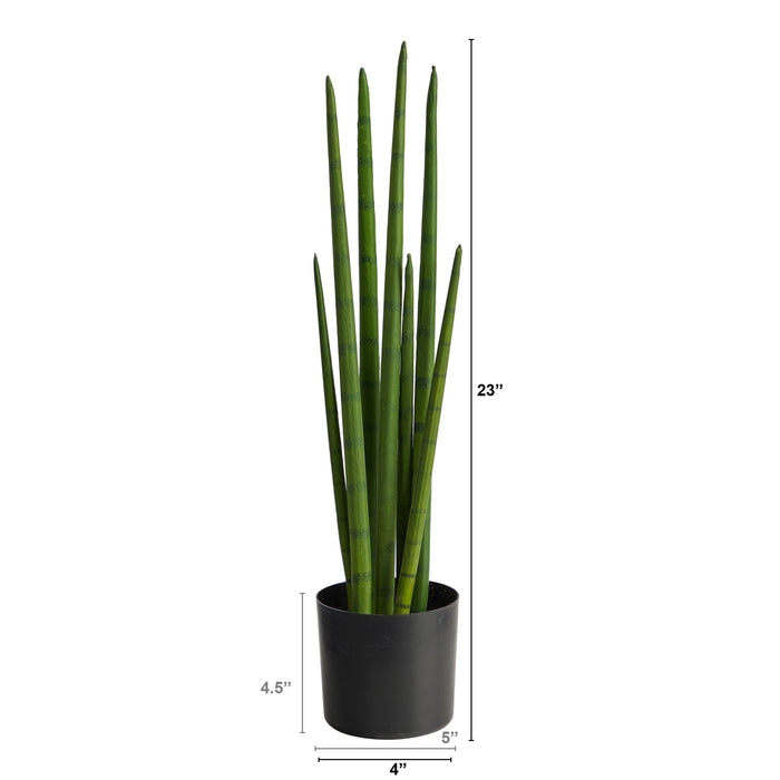 23" Sansevieria Snake Artificial Plant