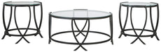 Tarrin - Black - Occasional Table Set (Set of 3) - Simple Home Plus