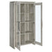 Alejo - 2-Door Tall Cabinet - Gray Driftwood - Simple Home Plus