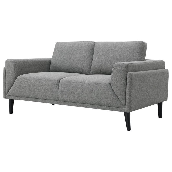 Rilynn - Upholstered Track Arms Loveseat - Simple Home Plus