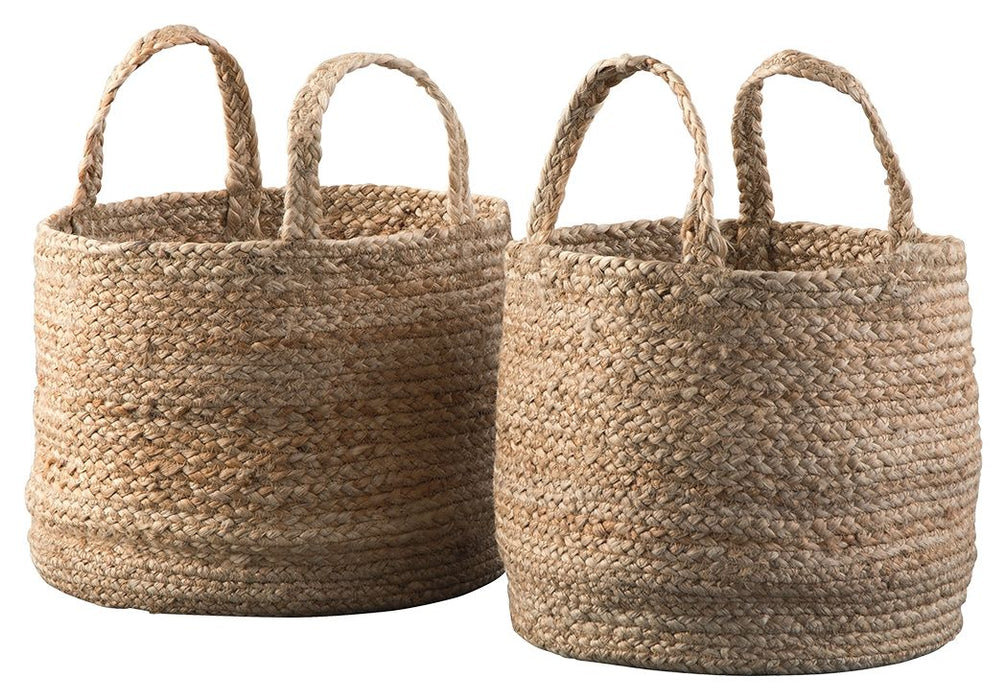 Brayton - Natural - Basket Set (Set of 2) - Simple Home Plus