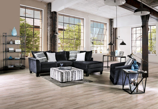 Modbury - Sectional - Black - Simple Home Plus