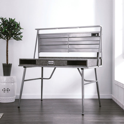 Mccredmond - Desk With USB - Silver - Simple Home Plus