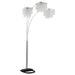 Miriam - Crystal Drop Shade Floor Lamp - Chrome - Simple Home Plus