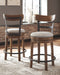 Valebeck - Full Back Swivel Stool - Simple Home Plus