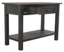 Tyler - Grayish Brown / Black - Sofa Table - Simple Home Plus