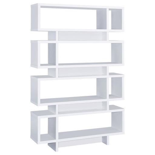 Reid - 4-Tier Open Back Bookcase - Simple Home Plus