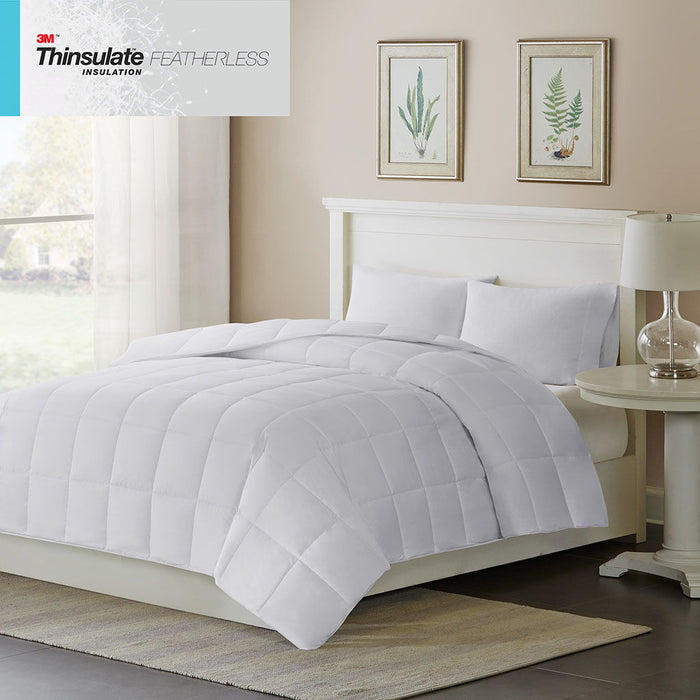 Warmer - Alternative 3M Thinsulate Twin Comforter - White