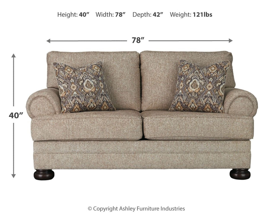 Kananwood - Oatmeal - Loveseat - Simple Home Plus