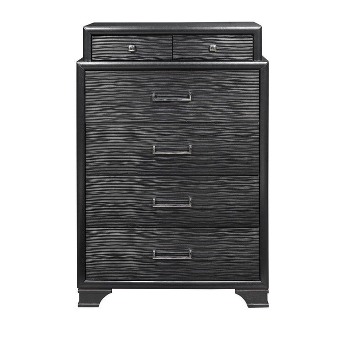 Chest With 6 Drawers - Gray