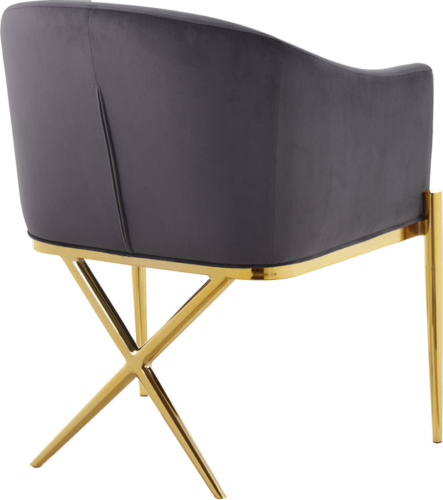 Xavier - Dining Chair with Gold Legs