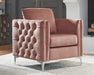 Lizmont - Blush Pink - Accent Chair - Simple Home Plus