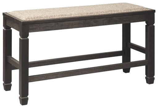 Tyler - Antique Black - Dbl Counter Uph Bench - Simple Home Plus
