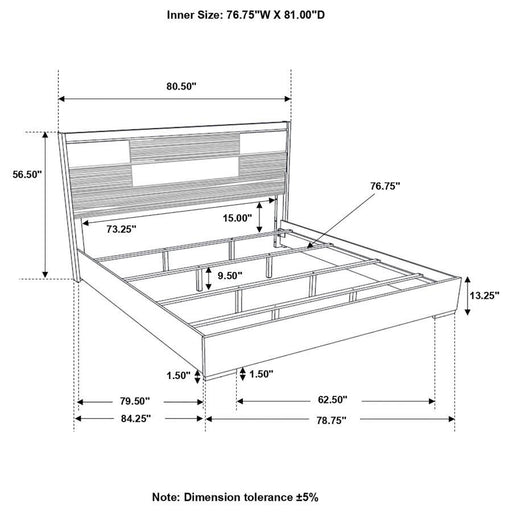 Blacktoft - Panel Bed - Simple Home Plus