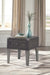 Todoe - Dark Gray - Rectangular End Table - Simple Home Plus