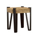 Winston - Wooden Square Top End Table - Natural And Matte Black - Simple Home Plus