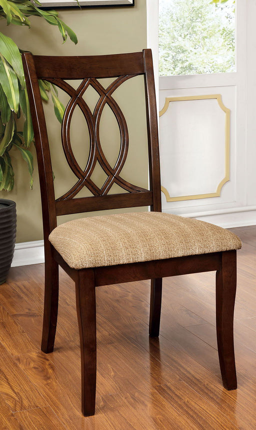 Carlisle - Side Chair (Set of 2) - Brown Cherry - Simple Home Plus