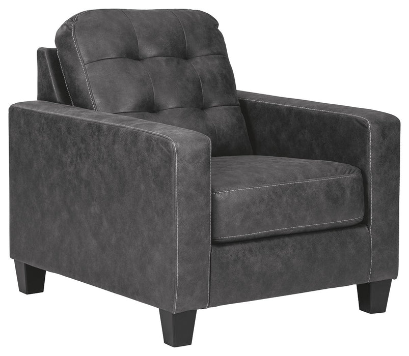 Venaldi - Gunmetal - Chair - Simple Home Plus