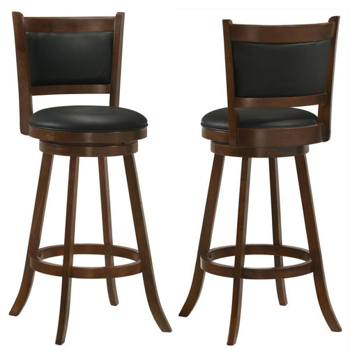 Broxton - Upholstered Swivel Stools (Set of 2) - Simple Home Plus