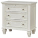 Sandy Beach - 3-drawer Nightstand - Simple Home Plus