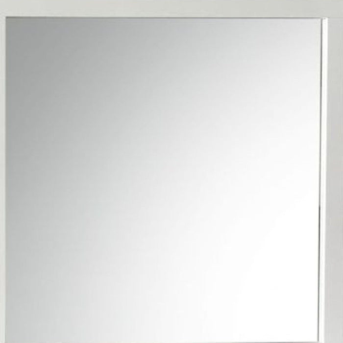 38" Dresser Mirror - White