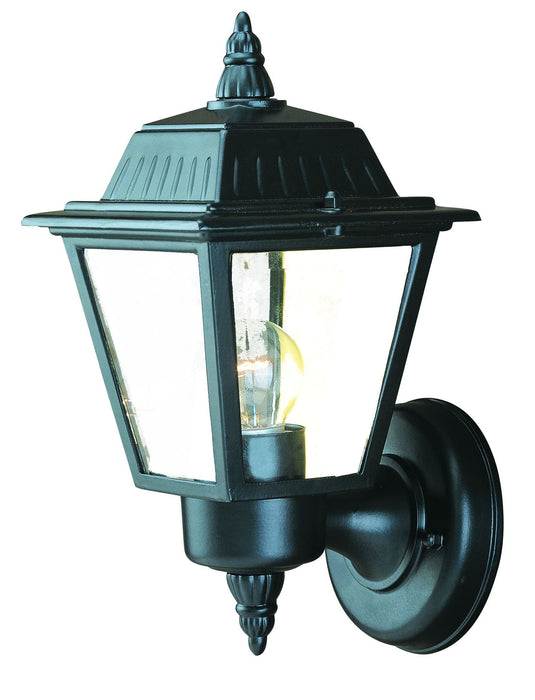 Cast Outdoor Wall Light - Matte Black