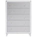 Larue - 5-Drawer Chest - Silver - Simple Home Plus